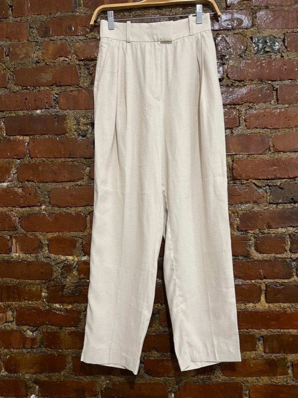 H&M light beige dress pants
